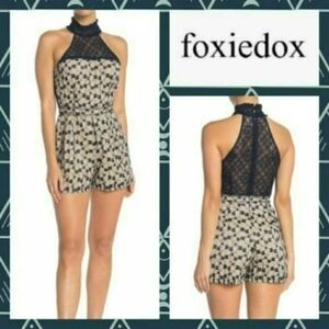 NWT MSRP $156 Foxiedox Cordelia Romper Women's Size Large